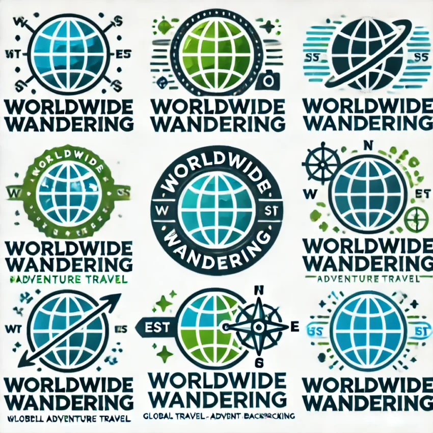 worldwidewandering logo options.